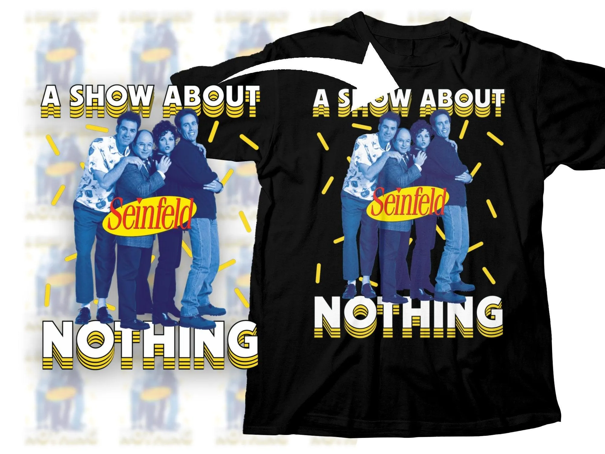 A Show About Nothing Seinfeld Graphic Png Digital Download