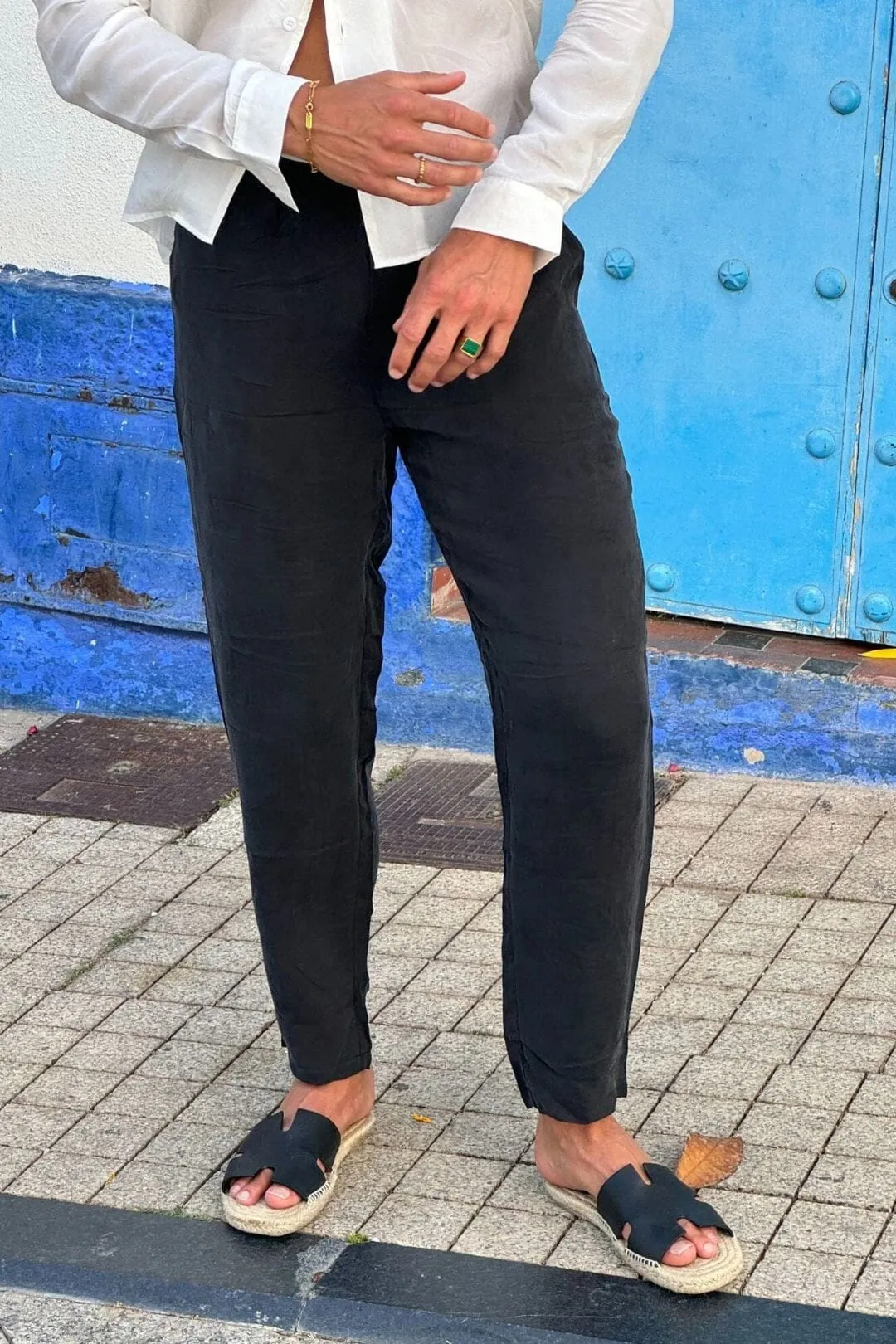 Black Cannes Trouser