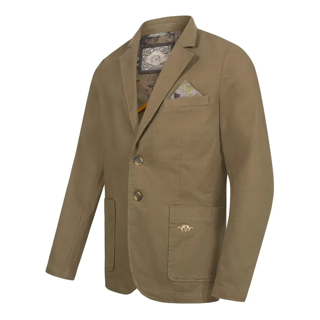 Bob Denim Stretch Jacket - Dark Olive by Blaser