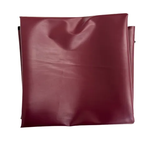 Burgundy Two Way Stretch Faux Leather Vinyl Fabric