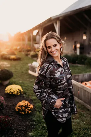 Camo Hooded Jacket