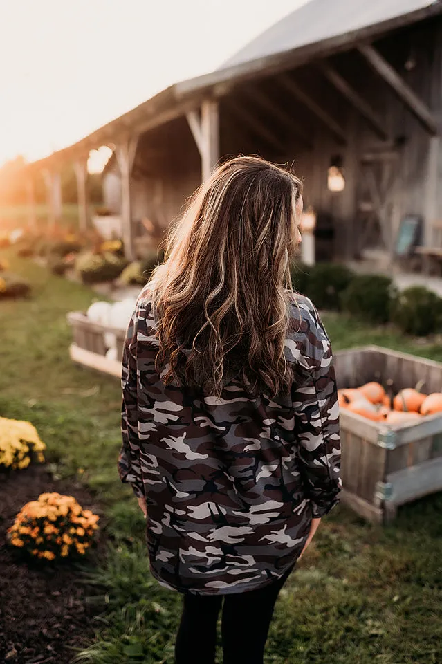 Camo Hooded Jacket