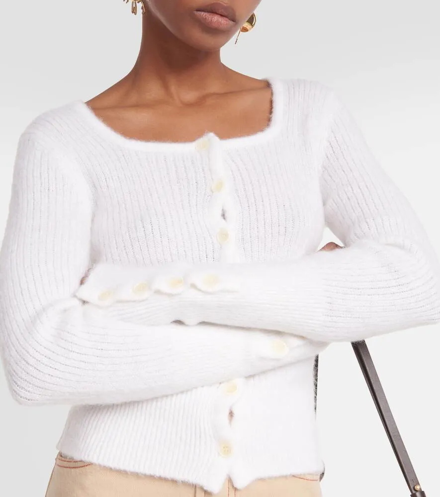 Cardigan La Maille Picci JACQUEMUS, white