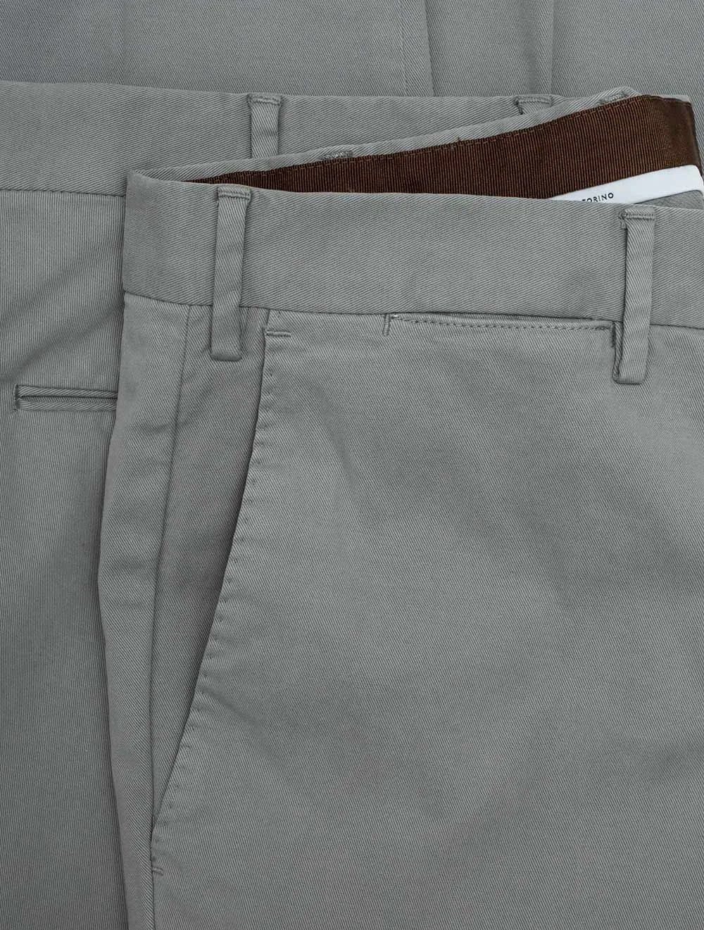 Cotton Chino Trouser Grey