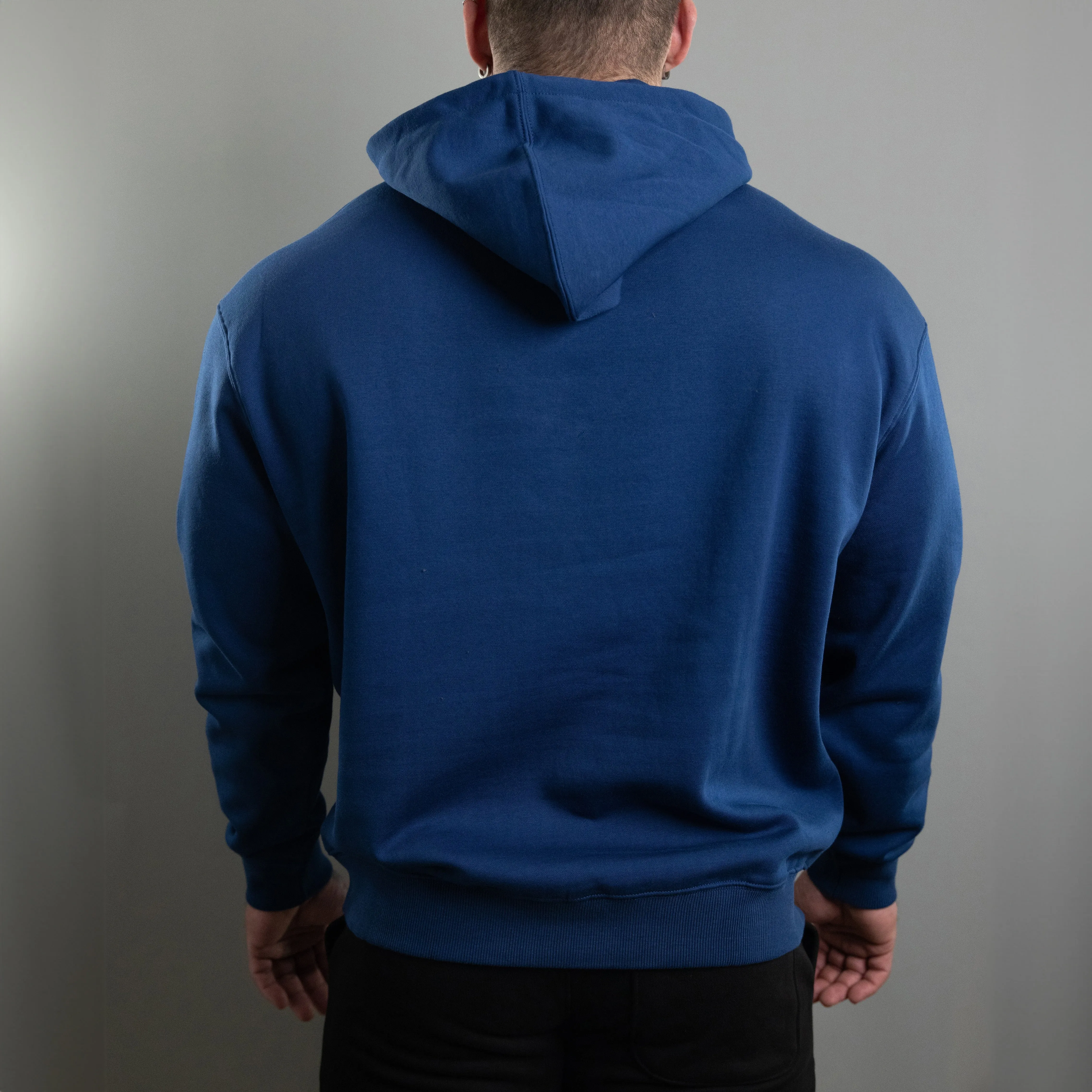 Embossed Hoodie (Blue)