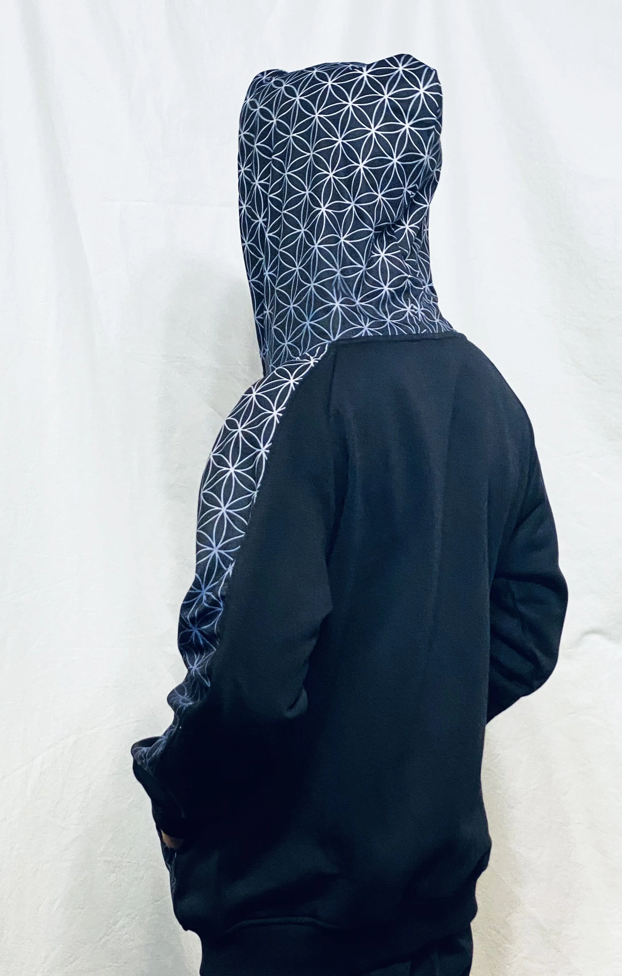 FLOWER OF LIFE KEME ZIP UP HOODIE