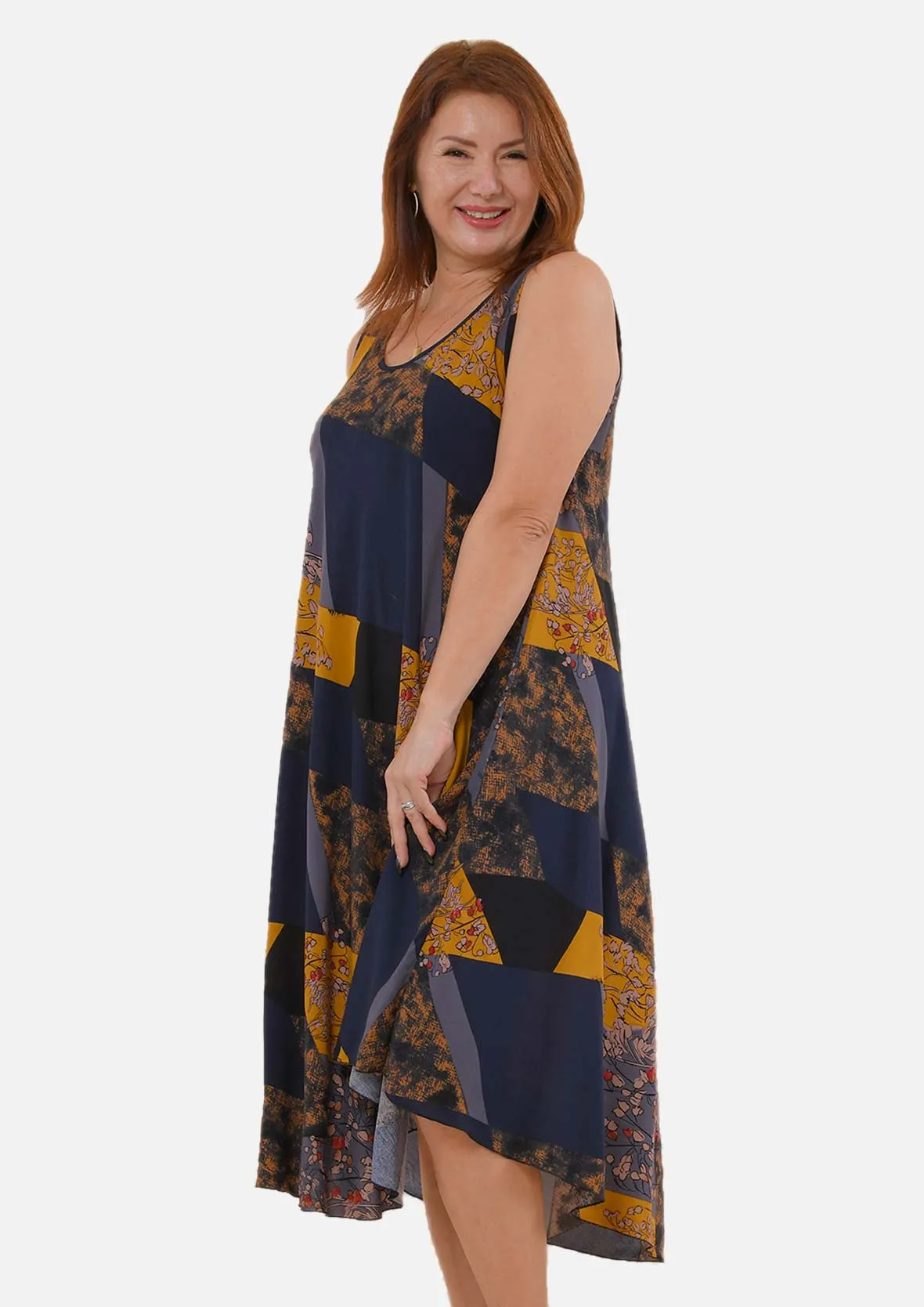 Flowy Midi Umbrella Dress