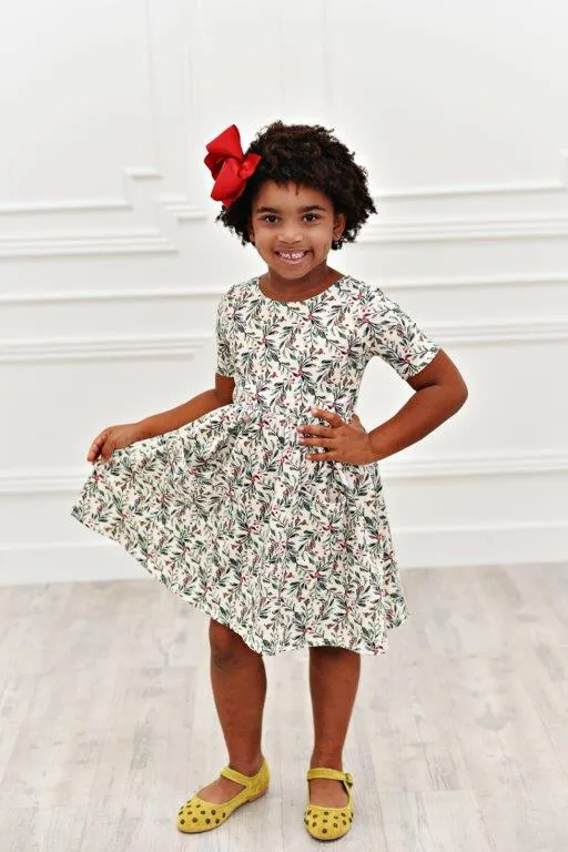 Holly Berry Twirl Dress