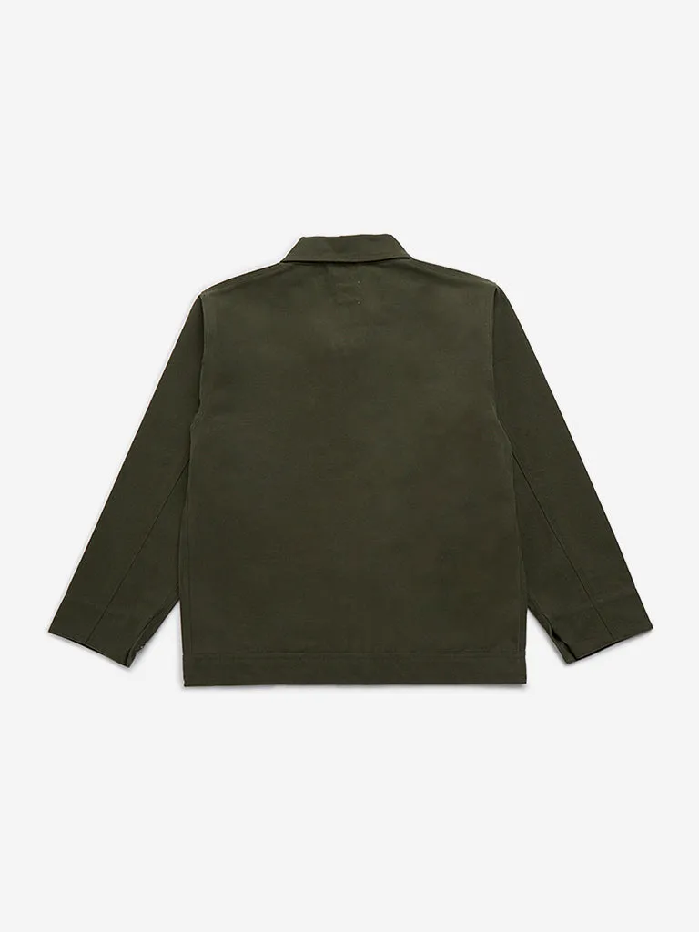 HOP Kids Olive Safari Cotton Jacket