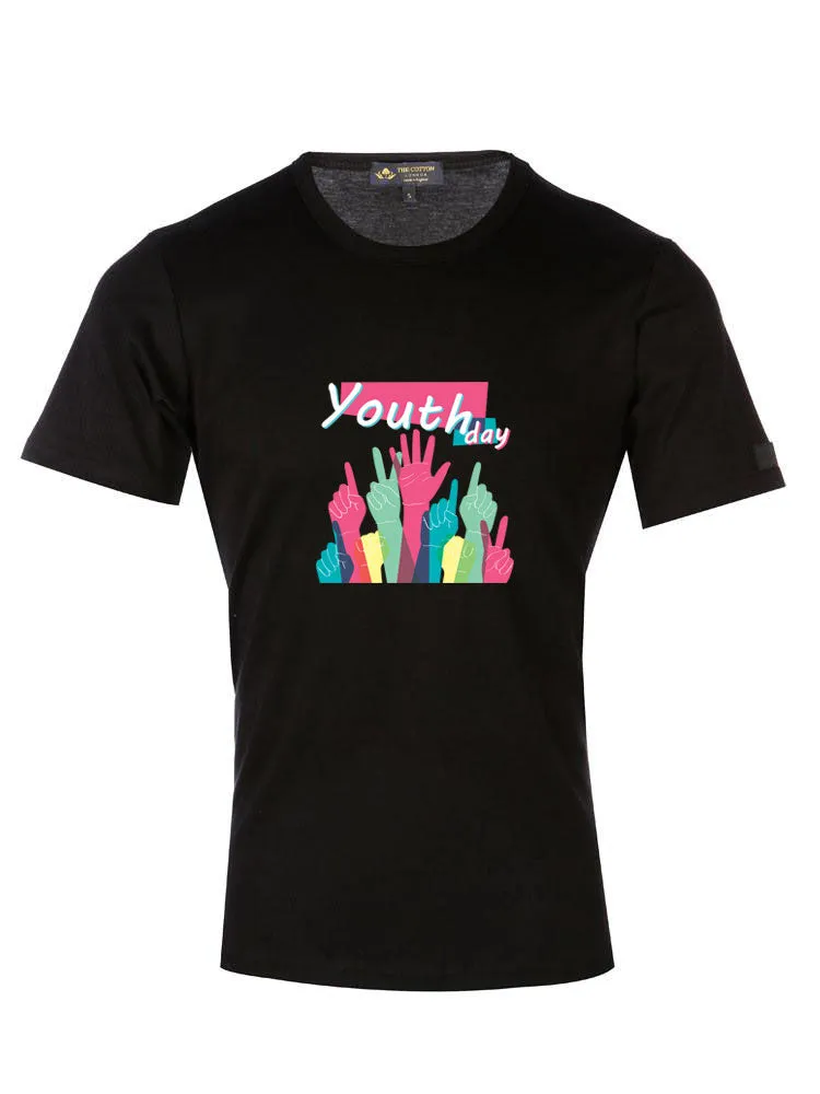 International Youth Day Black T-Shirt