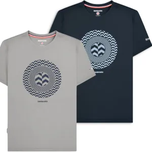 Lambretta Mens Chevron Target Short Sleeve Cotton T-Shirt