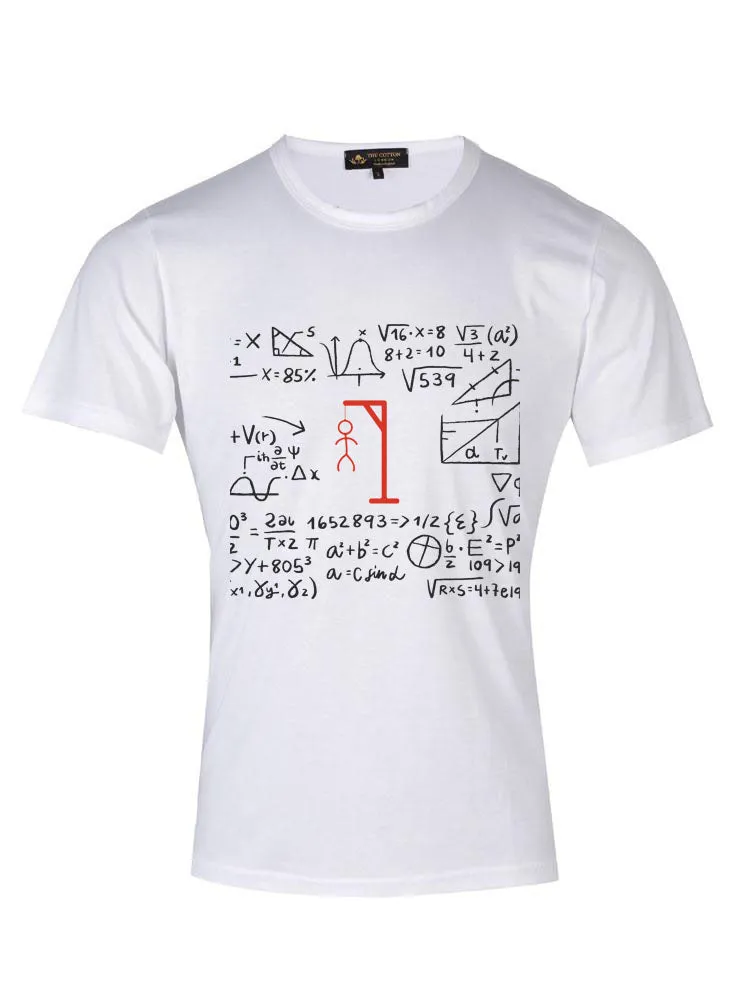 Mathematics Equations White T-Shirt