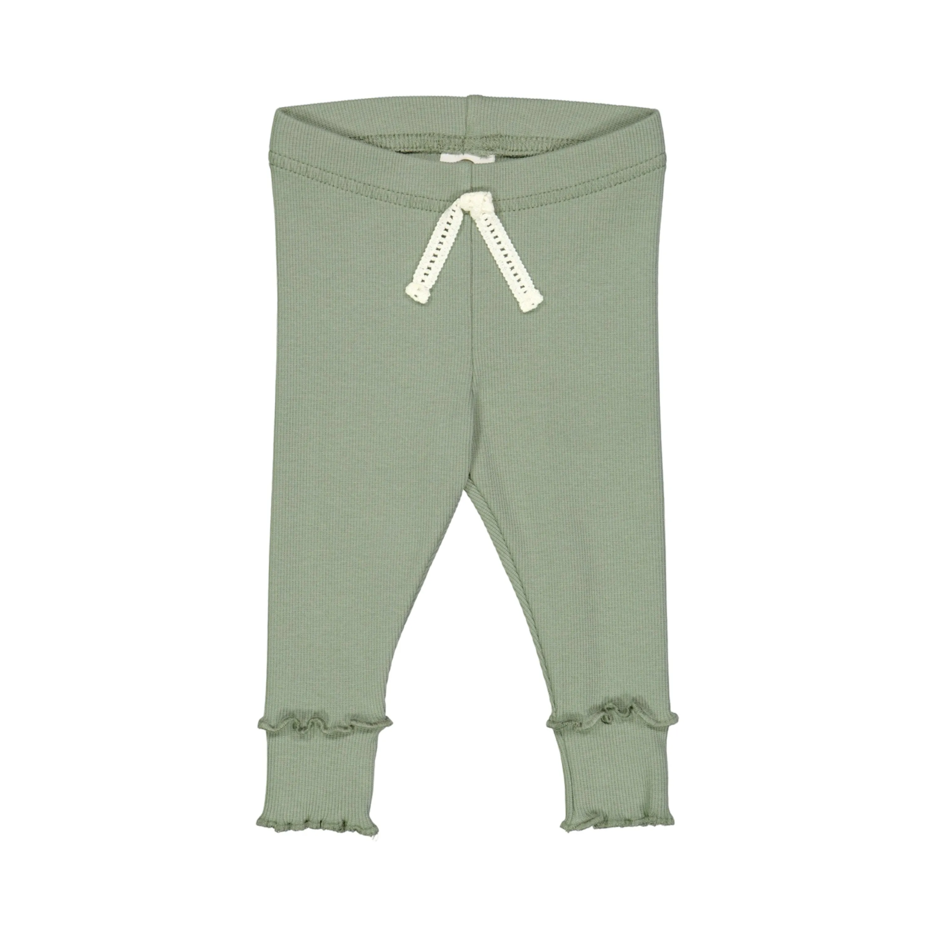 Müsli -Poetry Green Ruffle Leggings