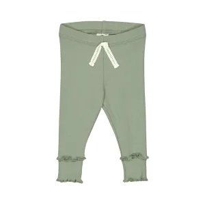 Müsli -Poetry Green Ruffle Leggings