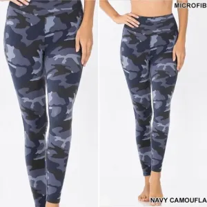 Navy Camo Leggings