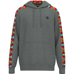 "Canyon" Grey w/Orange Aztec Roughy Hoody