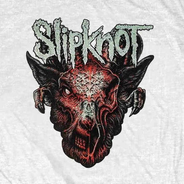 Slipknot Kids T-Shirt - Slipknot Infected Goat - White