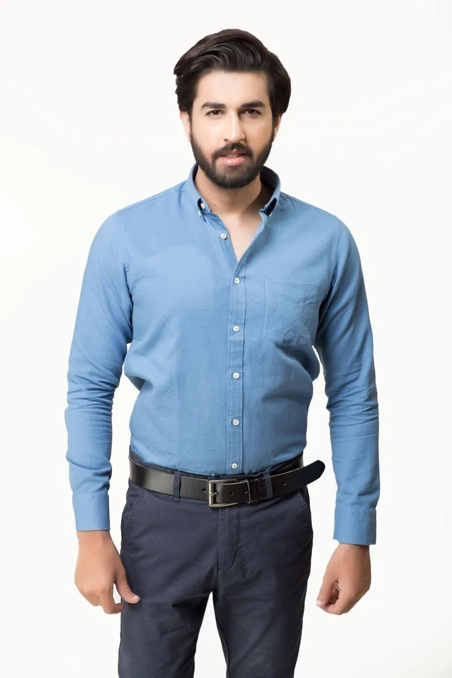 Smart Shirt Blue Grey