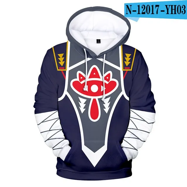 The Legend of Zelda 3D Printed Hoodie Sweatshirt Boys Girls Casual Outerwear Jacket Coat Teen Clothes