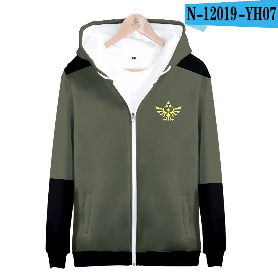 The Legend of Zelda 3D Printed Hoodie Sweatshirt Boys Girls Casual Outerwear Jacket Coat Teen Clothes