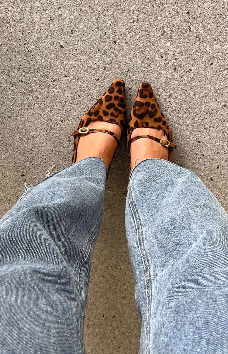 Therapy Parlour Leopard Print Heels