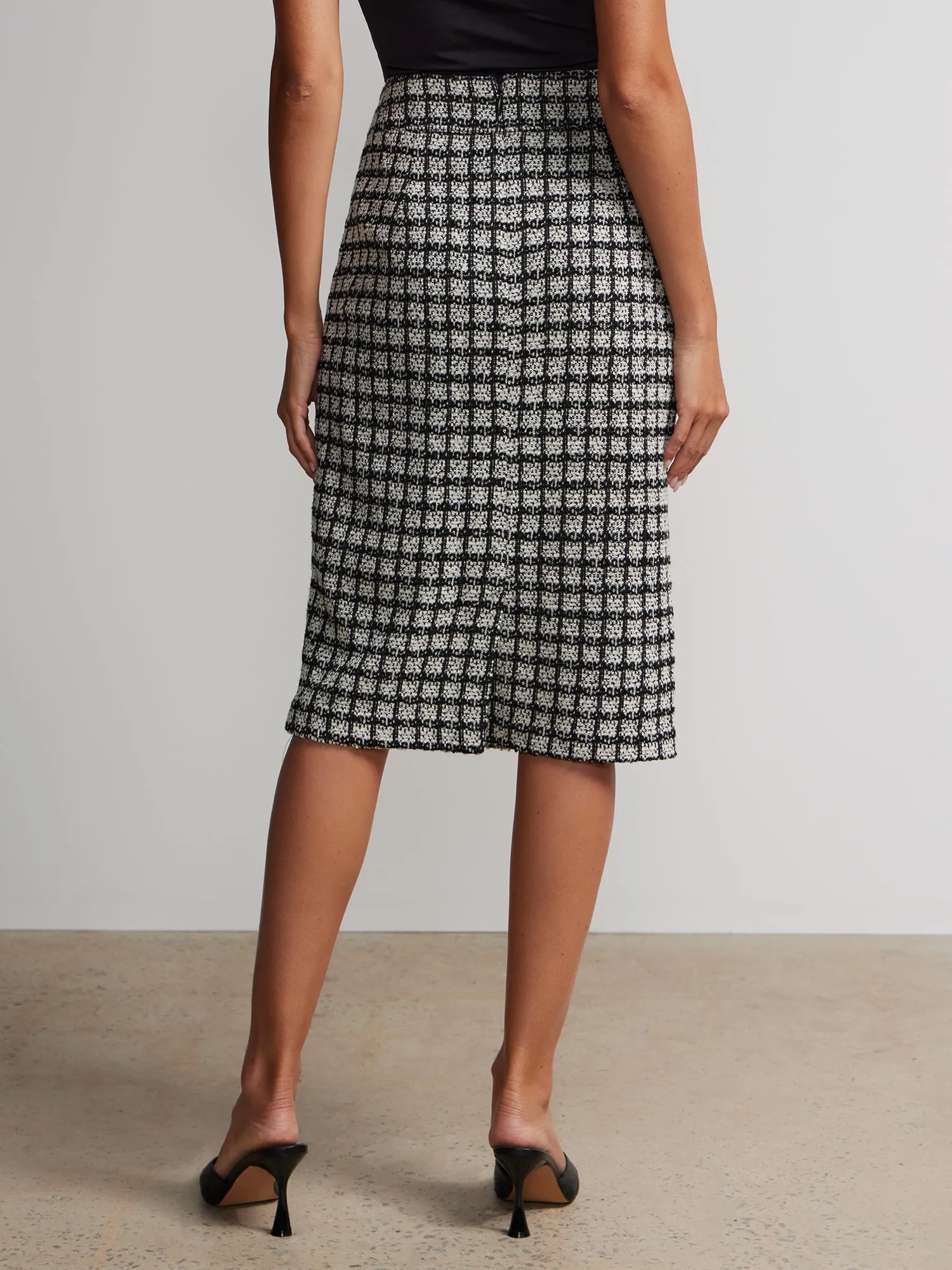 Tweed Pencil Skirt