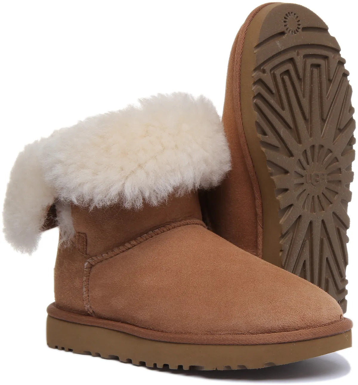 Ugg Australia Bailey Button 2 In Chestnut