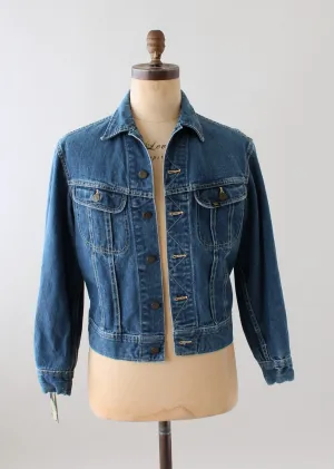 Vintage 1960s LEE Denim Jean Trucker Jacket