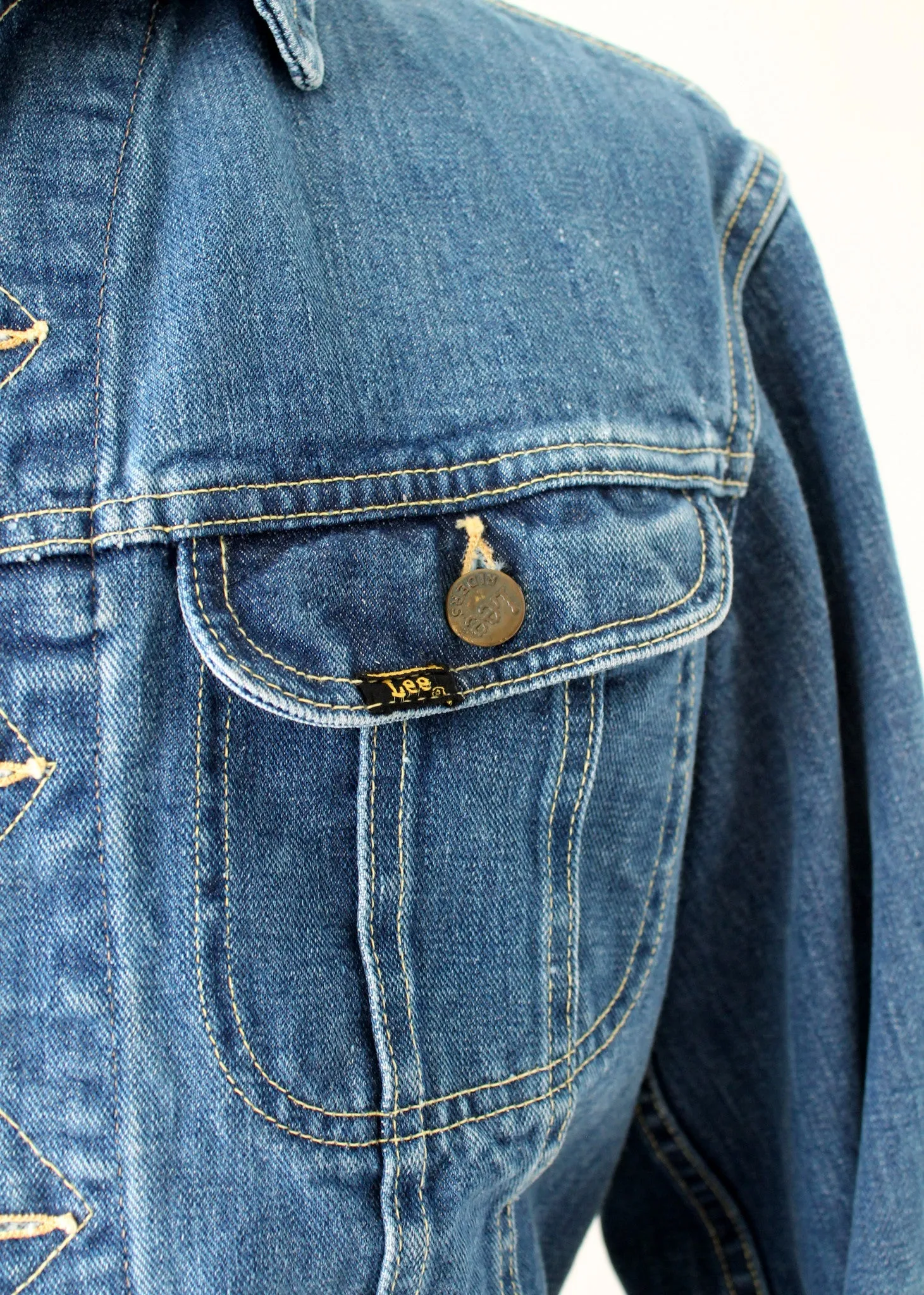 Vintage 1960s LEE Denim Jean Trucker Jacket