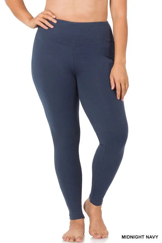 Wide Waistband Leggings